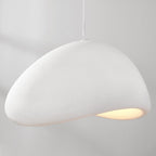 Senja Cloud Stone-Effect Pendant Light — White, 80 cm