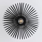 Cassio Industrial Cage Pendant Light — Black