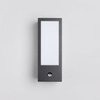 Lyon PIR Sensor Outdoor Wall Light — Aluminium, Black