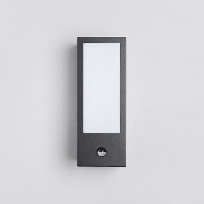 Lyon PIR Sensor Outdoor Wall Light — Aluminium, Black
