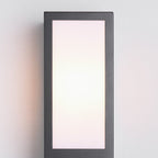 Lyon PIR Sensor Outdoor Wall Light — Aluminium, Black