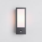 Lyon PIR Sensor Outdoor Wall Light — Aluminium, Black
