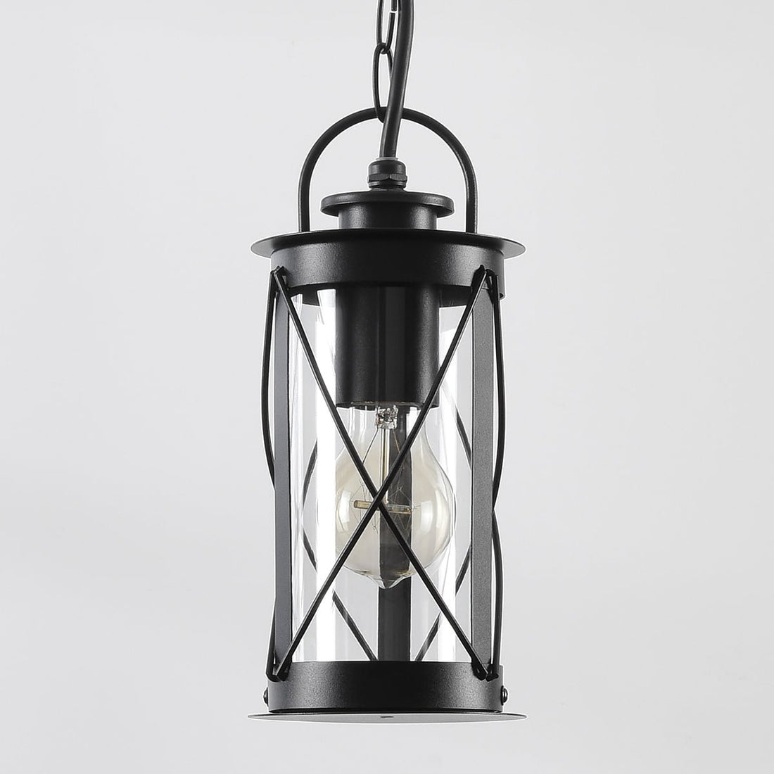 Malmo black lantern body and frame detail