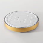 Aurelia Modern Round LED Ceiling Light — Dimmable, Gold