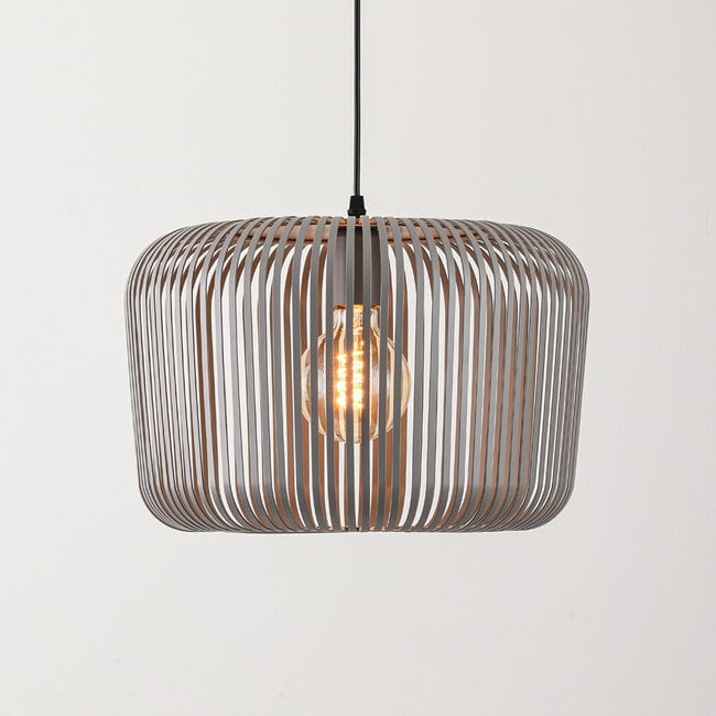 Raina Open Sphere Pendant Light — Metal, Light Grey