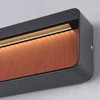 Loren LED Outdoor Wall Light — Anthracite and Wood