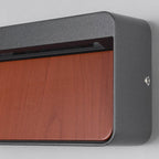 Loren LED Outdoor Wall Light — Anthracite and Wood