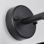 Alicia Industrial Outdoor Wall Light — Glass, Black