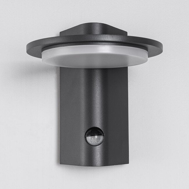 Mayson LED Sensor Outdoor Wall Light — Warm White, Dark Grey